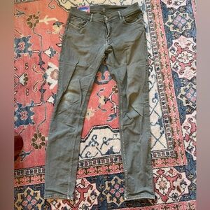 Acne Men's Slim Jeans in Olive